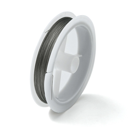 Тросик ювелирный, 0.30мм, цвет стальной, катушка, 60 метров