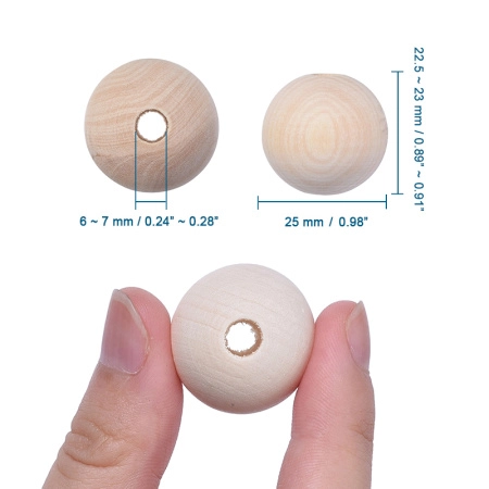 Бусина деревянная, 25х24мм, натуральная (без покрытия), 1 шт. <p>
Деревянные бусины без покрытия. Размер примерно 25*24 мм, могут немного отличаться по форме и размеру. На бусиных возможны небольшие неровности и трещинки. Размер отверстия около 5-6 мм. Отлично подходят для создания слингобус, детских игрушек, эко-украшений и т.д. Цена за 1 бусину.
</p>