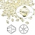 Бусина Swarovski, 4мм, Биконус (#5328), светло-желтый (цвет 213), 10 шт.