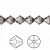 Бусина Swarovski, 8мм, Биконус (#5328), серо-коричневый (цвет 284), 1 шт.