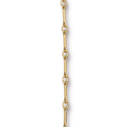 Цепочка отрезная (без замка), 8.5х2.5мм, TierraCast, фигурная, базовый материал - латунь, позолоченная, 50 см