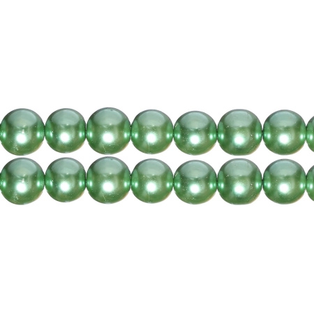 <p>
Стеклянные бусины с покрытием под жемчуг зеленого цвета с небольшим мятным отливом. Бусины могут немного отличаться по форме и размеру, быть слегка приплюснутыми у отверстия. Оттенок может немного отличаться от представленного на фото. Цена за низку 80 см, около 70 шт.
</p>