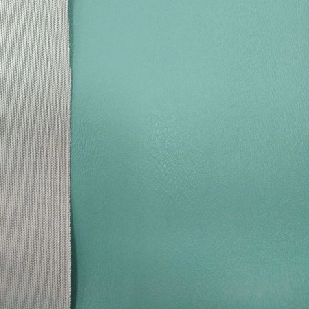 Кожзам, 35х24см (толщина 0.8мм), цвета морской волны, лист, 1 шт.