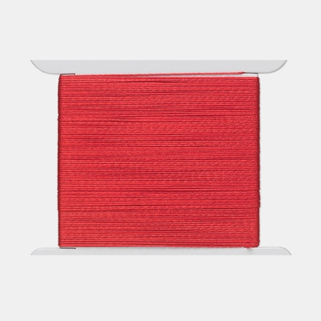 Нить шелковая, толщина D, красная, моток, 25.6 метра