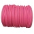 Шнур резиновый полый, около 3мм, неоновый ярко-розовый, 5 метров