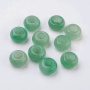 <p>Бусины - рондели с крупным отверстием (абакусы, диски) из натурального камня - тонированного зеленого авантюрина. Диаметр отверстия около 6 мм. Эти бусины отлично подходят для браслетов в стиле Пандора, а также для сборки украшений с кожаными шнурами. Бусины могут немного отличаться по форме и размеру. Оттенок может отличаться от фотографии. Цена за 2 бусины.</p>