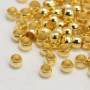 <p>Фурнитура для бижутерии из нержавеющей стали с покрытием золотистого цвета. Круглые кримпы (стопперы, фиксаторы) размером около 2.3*1.7 мм, внутренний диаметр 1.2-1.5 мм. Оттенок может отличаться от фотографии и в разных поставках. Цена за 50 шт.</p><p>ВНИМАНИЕ: кримпы могут немного отличаться по форме и размеру.</p>