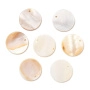 <p>Плоская круглая подвеска (диск) из натурального перламутра. Подвески могут немного отличаться по размеру и форме. Цвет у разных подвесок может варьироваться от белого до розовато-бежевого. На перламутре возможны неровности и разводы естественного происхождения. Диаметр отверстия около 1.5-2 мм. Эти лёгкие, изящные подвески отлично подходят для создания эффектных серег, кулонов, декора. Цена за 10 шт.</p>