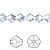 Бусина Swarovski, 8мм, Биконус (#5328), светло-голубой с AB (цвет 361AB), 1 шт.