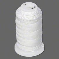 Нить шелковая, толщина D, белая, 10 метров