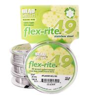 Тросик ювелирный Flex-Rite 49 струн, 0.35мм (0.014in), стальной, 50 см