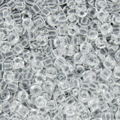 <p>Японский бисер TOHO Round (круглый Тохо), размер 11/0 (2.2 мм). Кристально-прозрачный (Transparent Crystal). Оттенок может отличаться от фотографии. Цена за 10 грамм. Среднее количество бисерин в 1 грамме Toho 11/0 от 70 до 120 штук, может сильно варьироваться в зависимости от вида бисера.</p>