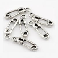 Подвеска, 19х6мм, английская булавка, базовый материал - цинковый сплав, стиль тибетское серебро, 20 шт.