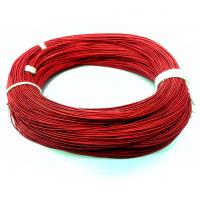 Канитель, 1.1мм, Индия, мягкая, гладкая, цвет красный, 5 грамм