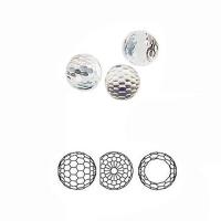 Ювелирный кристалл Swarovski, гранёный шарик (#4861), 6х5мм, кристально-прозрачный (цвет 001), 2 шт.