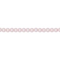 Бусина хрустальная, 3мм, жемчуг Swarovski (#5810), круглый, цвет нежно-розовый (rosaline), 10 шт.