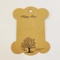 Карточка для демонстрации украшений, 103х78мм, с деревом и надписью Happy Time, картон, 5 шт.