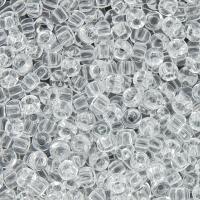 Бисер TOHO круглый, размер 11/0, цвет #1 (Прозрачный, хрусталь), 10 грамм