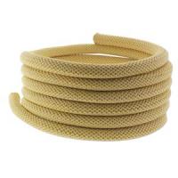 Шнур плетеный с сердечником, около 10мм, полиэстер, светло-бежевый, 45 см