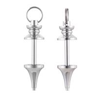 Штифт, 50х12мм, со скручивающимися конусами, базовый материал - латунь, стального цвета, 1 шт.