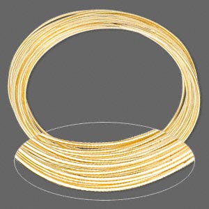 <p>Проволока с памятью для браслета, нержавеющая сталь с позолотой. Оттенок может отличаться от фотографии. Толщина проволоки 0.6-0.75 мм, диаметр 4,45 см. Цена за 5 витков.</p><p>ВНИМАНИЕ: на проволоке возможны темные пятнышки.</p>