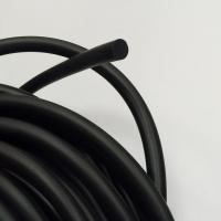 Шнур резиновый без отверстия, около 6мм, черный, 1 метр