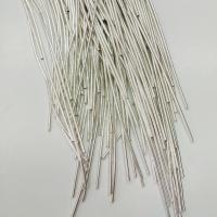 Канитель, 1.3мм, heavy, гладкая, посеребренная, 30-40 см, 1 шт.