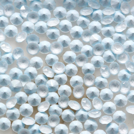 Ювелирный кристалл Swarovski, Шатон (#1088), pp32 (4мм), кристально-прозрачный, с голубой подложкой, 20 шт.