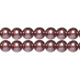 <p>
Стеклянные бусины с покрытием под жемчуг лилово-коричневого цвета. Бусины могут немного отличаться по форме и размеру, быть слегка приплюснутыми у отверстия. Оттенок может немного отличаться от представленного на фото. Цена за низку 80 см, около 70 шт.
</p>