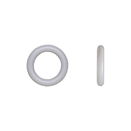 Колечко силиконовое, 12х2.0мм, серое, базовый материал - силикон, без покрытия, 20 шт.