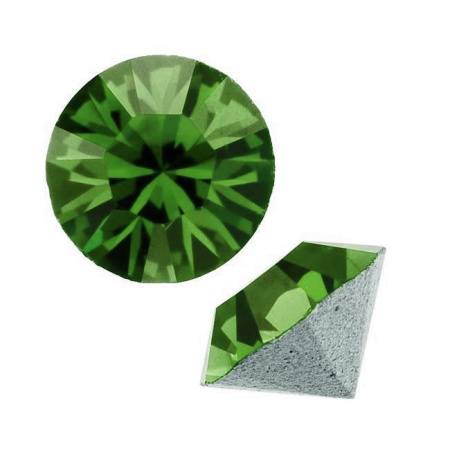 Ювелирный кристалл Swarovski, Шатон (#1088), pp32 (4мм), Зеленый папоротник, с фольгой, 20 шт.