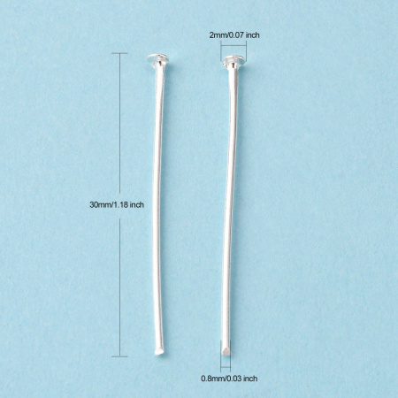 <p>Бюджетные пины со шляпкой. Диаметр шляпки около 2.5 мм. Шляпка на пине может быть расположена не точно по центру. Оттенок может отличаться от фотографии. Цена за 10 грамм, около 65 шт. Фасуются на вес без проверки на дефекты.</p>