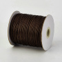 <p>Тонкий плетеный вощеный синтетический (полиэстеровый) шнур, цвет тёмно-коричневый, оттенок может отличаться от фотографии. Толщина около 0.5-0.7 мм. По возможности, продается цельным куском, однако, может поставляться несколькими отрезами. Цена за 10 метров.  </p>