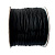 Шнур синтетический вощеный, полиэстеровый, около 1мм, черный, 155 метров, катушка
