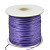 Шнур синтетический вощеный, полиэстеровый, около 1мм, фиолетовый, 70-80 метров, катушка