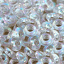 <p>Японский бисер TOHO Demi Round (Тохо Деми Раунд), размер 8/0 (примерно 3*1.2-1.4 мм). Необычная форма бублик (кольцо, рондель). Кристально-прозрачный радужный (Transparent-Rainbow Crystal). Оттенок может отличаться от фотографии. Цена за 10 грамм. Среднее количество бисерин в 1 грамме Toho Demi Round около 50-75 штук, может сильно варьироваться в зависимости от вида бисера.</p>