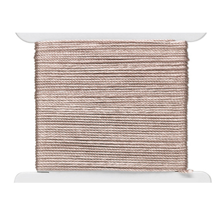 Нить шелковая, толщина FFF, бежево-серая, моток, 12.8 метра