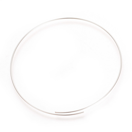 Проволока с памятью, 55х0.55мм, для браслета, нержавеющая сталь, 10 витков (нарезана по 1 витку)