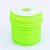 Шнур резиновый полый, около 3мм, неоново-салатовый, 5 метров