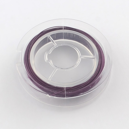 <p>
Довольно качественный ювелирный тросик (ланка). Сталь с нейлоновым покрытием. Цвет фиолетовый, неравномерный (меланж). Оттенок может отличаться от фотографии и в разных поставках. Толщина может отличаться от указанной на плюс-минус 0,05 мм. Цена за катушку около 9-10 метров.
</p>