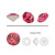 Ювелирный кристалл Swarovski, Шатон (#1088), pp32 (4мм), индийский розовый, с фольгой, 10 шт.