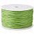 Шнур хлопковый вощеный, около 1мм, зеленое яблоко, 5 метров