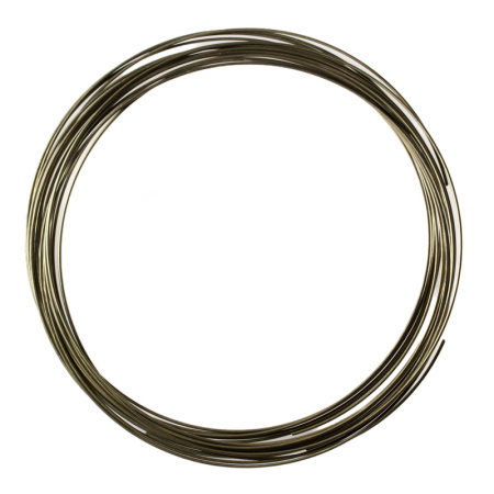Проволока с памятью, 115х1мм, для колье, бронза, 5 витков