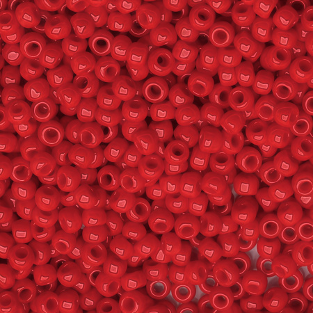 Бисер TOHO круглый, размер 11/0, цвет #45A (Непрозрачный, вишня), 10 грамм