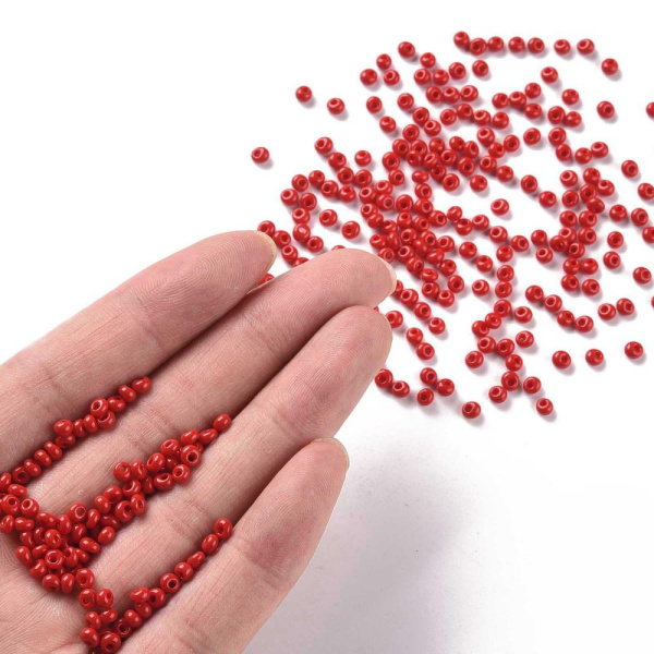 <p>
Японский бисер TOHO Magatama (приплюснутый каплеобразный бисер Тохо со смещенным отверстием), размер 3мм. Непрозрачный красный (Opaque Pepper Red). Оттенок может отличаться от фотографии. Среднее количество бисерин в 1 грамме Toho Магатама 3 мм - около 35 штук, может сильно варьироваться в зависимости от цвета бисера. Цена за 10 грамм.
</p>