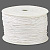 Шнур хлопковый вощеный, около 1мм, белый, 5 метров
