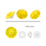 <p>Ювелирный кристалл Swarovski Fancy Stone Xirius Chaton (1088). Форма шатон (круглая), размер 4 мм (pp32). Цвет желтый опал (YELLOW OPAL), с фольгой (foiled). Оттенок может немного отличаться от фотографии. Данные стразы с выпуклым основанием подходят для использования с цапами, вклеивания в фурнитуру с чашами (выемками) для кристаллов. Производство: Австрия. Цена за 20 шт.</p>