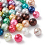 <p>Бюджетные стеклянные бусины с покрытием под жемчуг, цветное ассорти. Бусины могут немного отличаться по форме и размеру, быть слегка приплюснутыми у отверстия. На покрытии возможны неровности. Оттенок в миксе может отличаться от фотографии - в наборе могут быть цвета, не представленные на фотографии и быть представлены не все цвета с фотографии. Диаметр отверстия около 1 мм. Цена за 100 грамм (около 80 шт, бусины фасуются без проверки на дефекты и без подбора по цвету).</p>