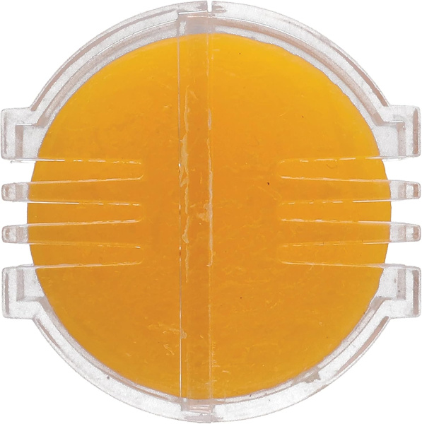 <p>Пчелиный воск - нетоксичное натуральное средство для обработки нити. Нить, обработанная воском, становится более крепкой и меньше путается. Поставляется в пластиковой коробочке с прорезями для протягивания нити. Цвет может варьироваться от бледно-жёлтого до оранжевого. Произведено американской компанией Bead Smith в Китае. Цена за 1 шт.</p>