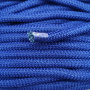 <p>Толстый плетеный синтетический шнур-змейка. Очень прочный, при этом довольно гибкий и мягкий, слегка тянется. Цвет синий. Оттенок может отличаться от фотографии и в разных поставках. Плетение не очень плотное, сквозь нити может проглядывать сердечник, отличающийся по цвету. Толщина около 1 см, может немного отличаться от заявленной. Можно использовать в качестве основы для создания колье или браслетов, он может послужить альтернативой бисерному жгуту. Произведен в Греции. Цена за отрезок длиной примерно 90 см. При покупке нескольких единиц, по возможности, отрезается цельным куском.</p>